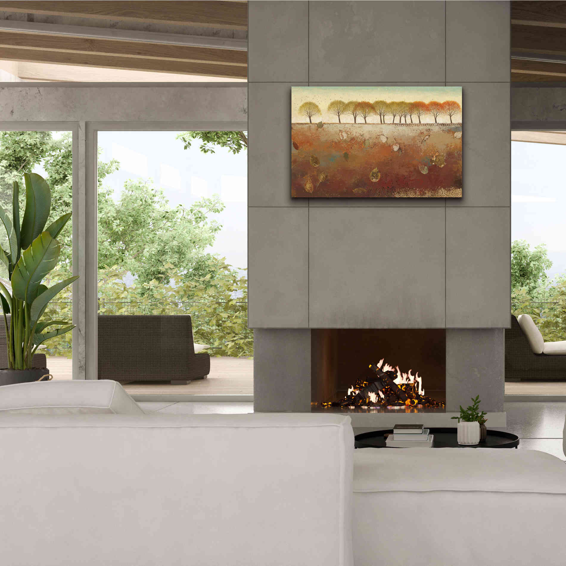Epic Art 'Field and Forest' by James Wiens, Canvas Wall Art,40 x 26