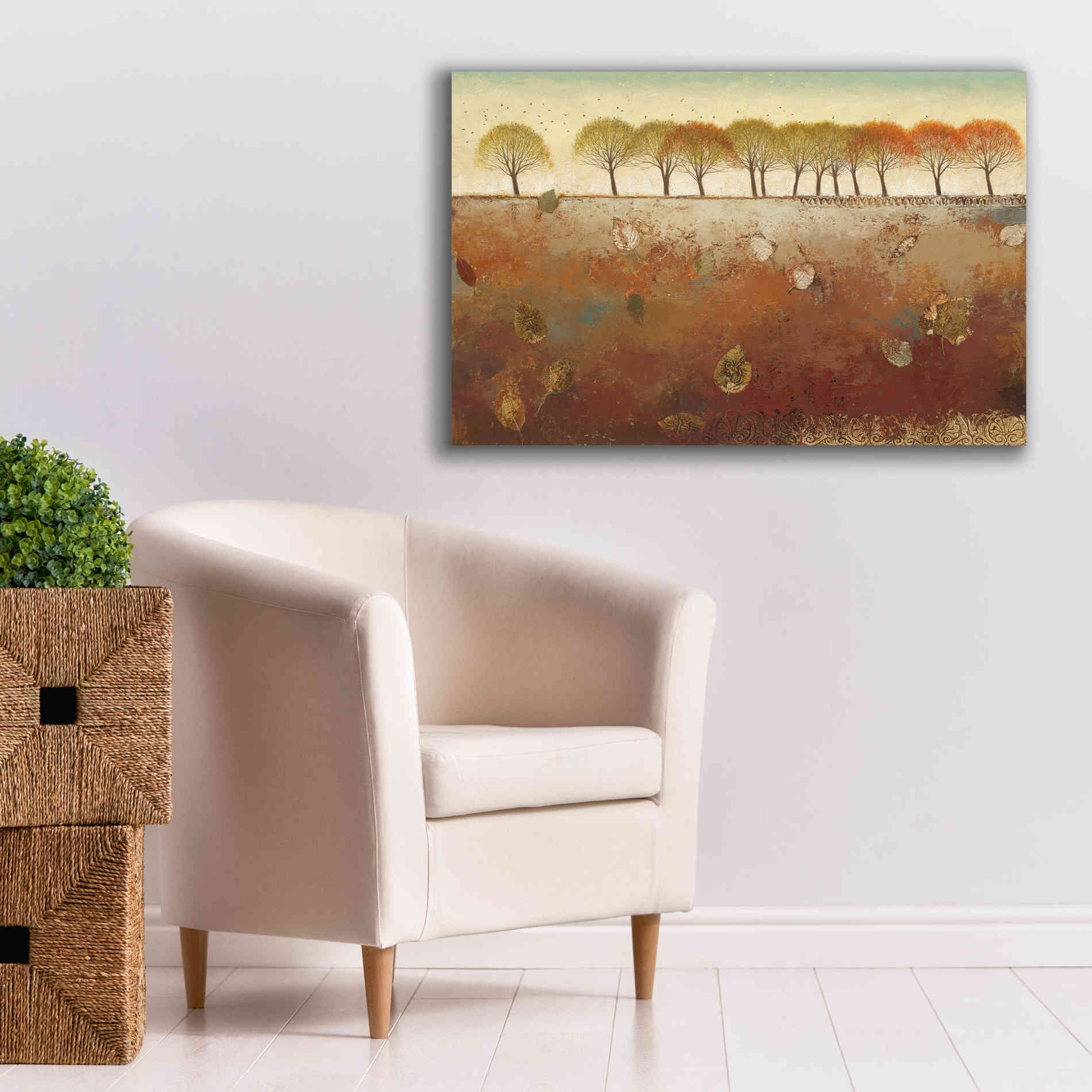 Epic Art 'Field and Forest' by James Wiens, Canvas Wall Art,40 x 26