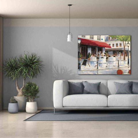 Image of Epic Art 'Relaxing at the Cafe I' by James Wiens, Canvas Wall Art,54 x 40