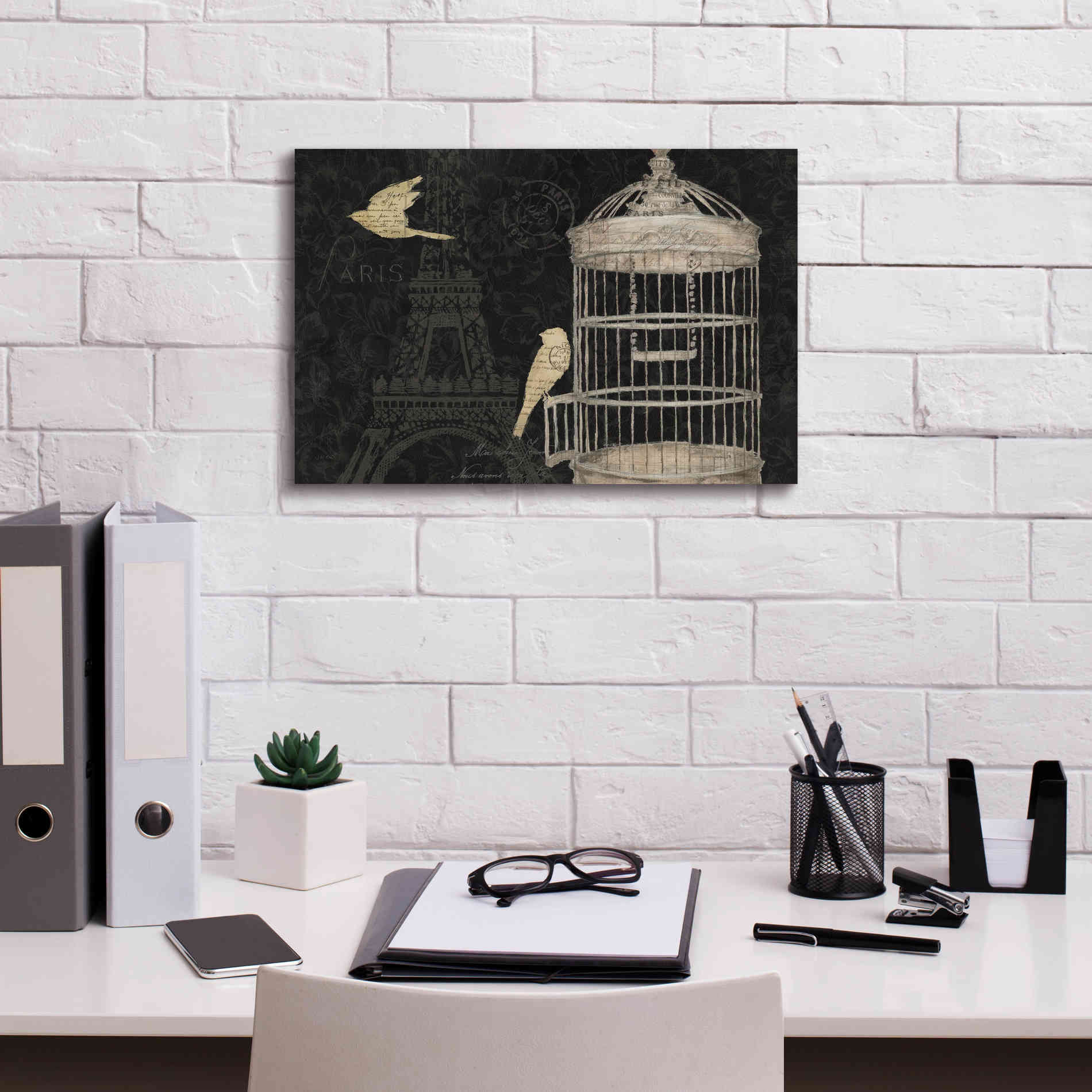 Epic Art 'Via Paris I' by James Wiens, Canvas Wall Art,18 x 12