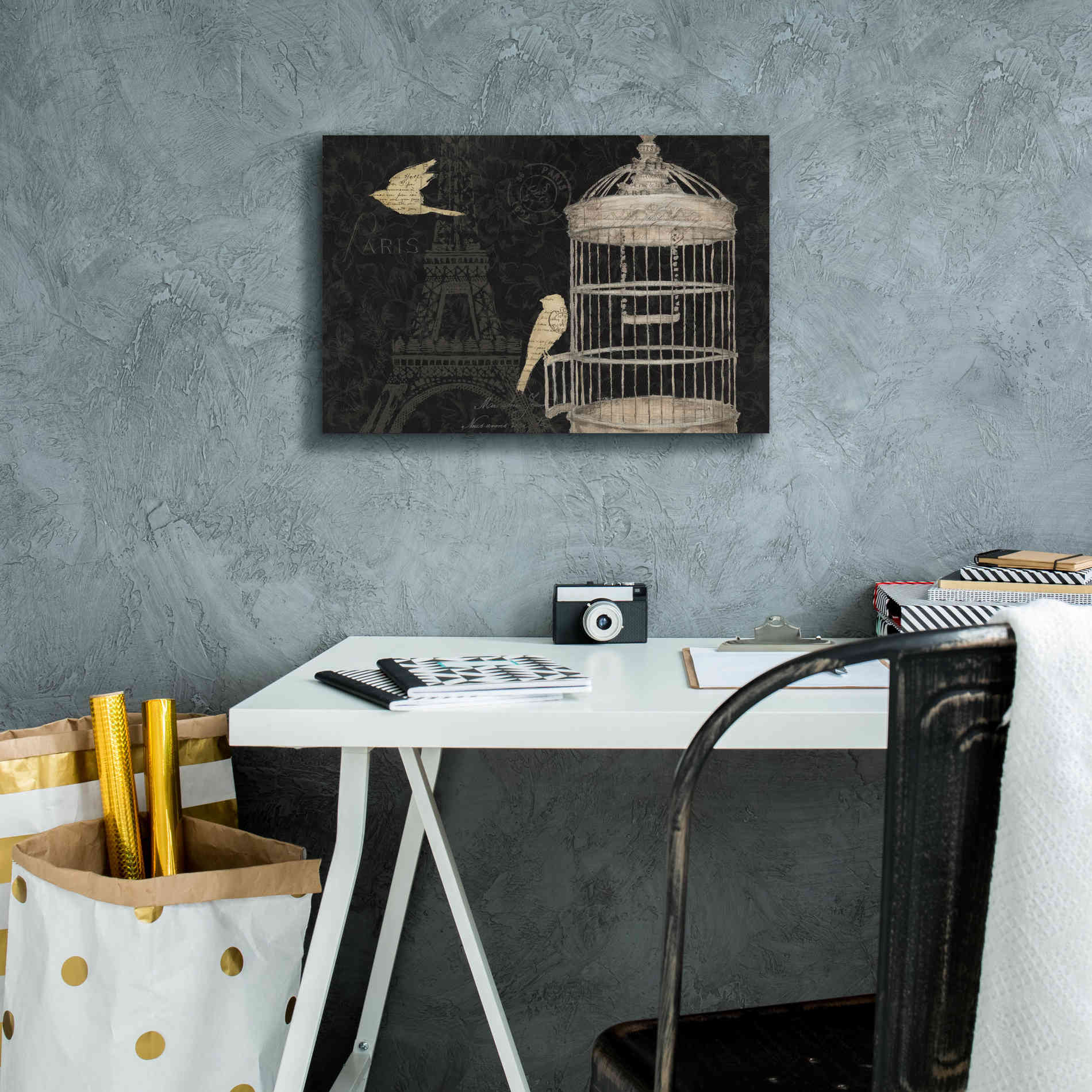 Epic Art 'Via Paris I' by James Wiens, Canvas Wall Art,18 x 12