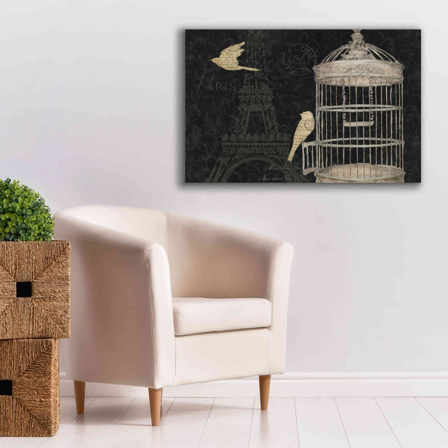 Epic Art 'Via Paris I' by James Wiens, Canvas Wall Art,40 x 26