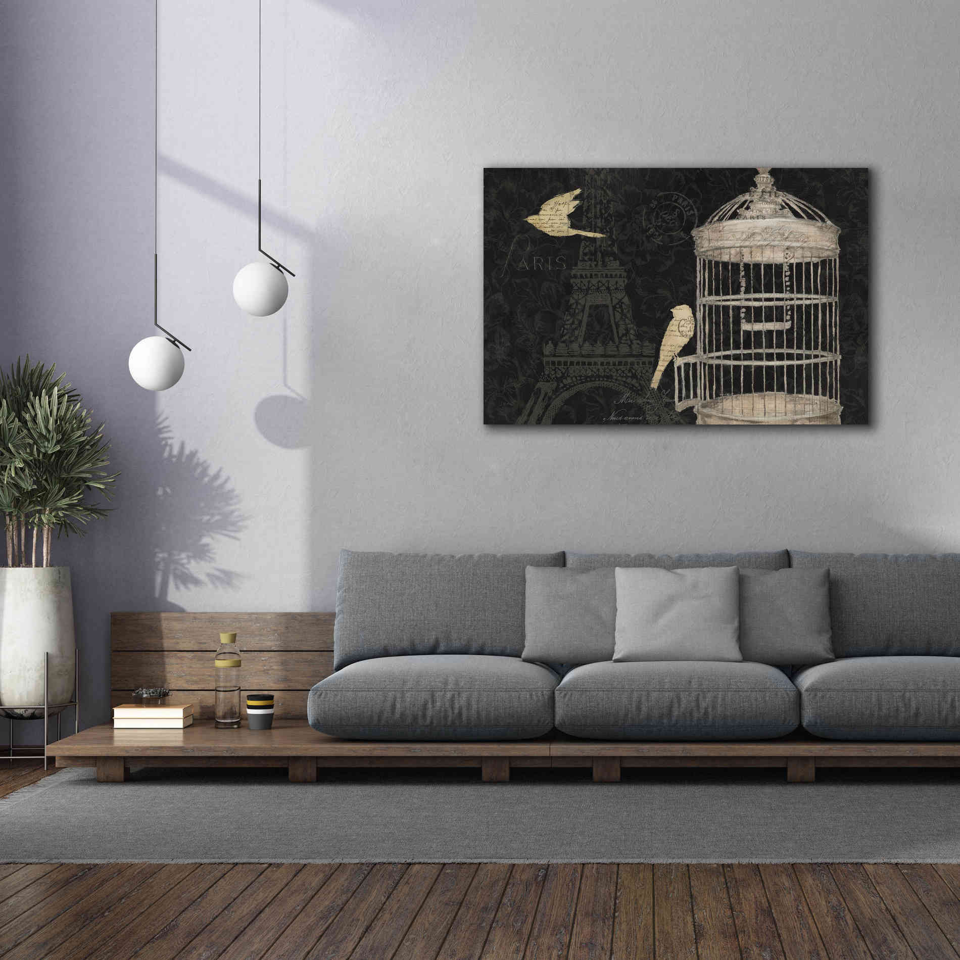 Epic Art 'Via Paris I' by James Wiens, Canvas Wall Art,60 x 40