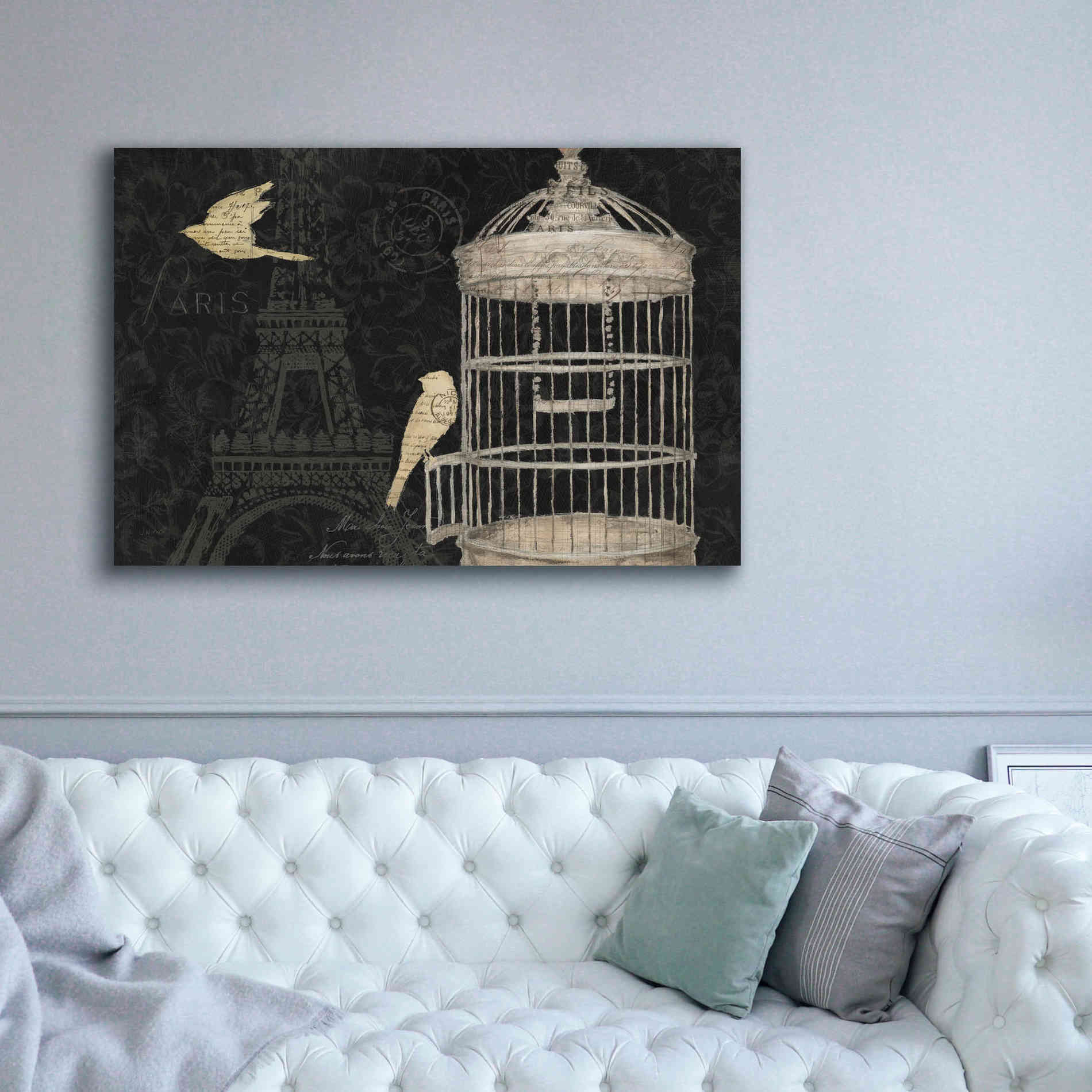 Epic Art 'Via Paris I' by James Wiens, Canvas Wall Art,60 x 40