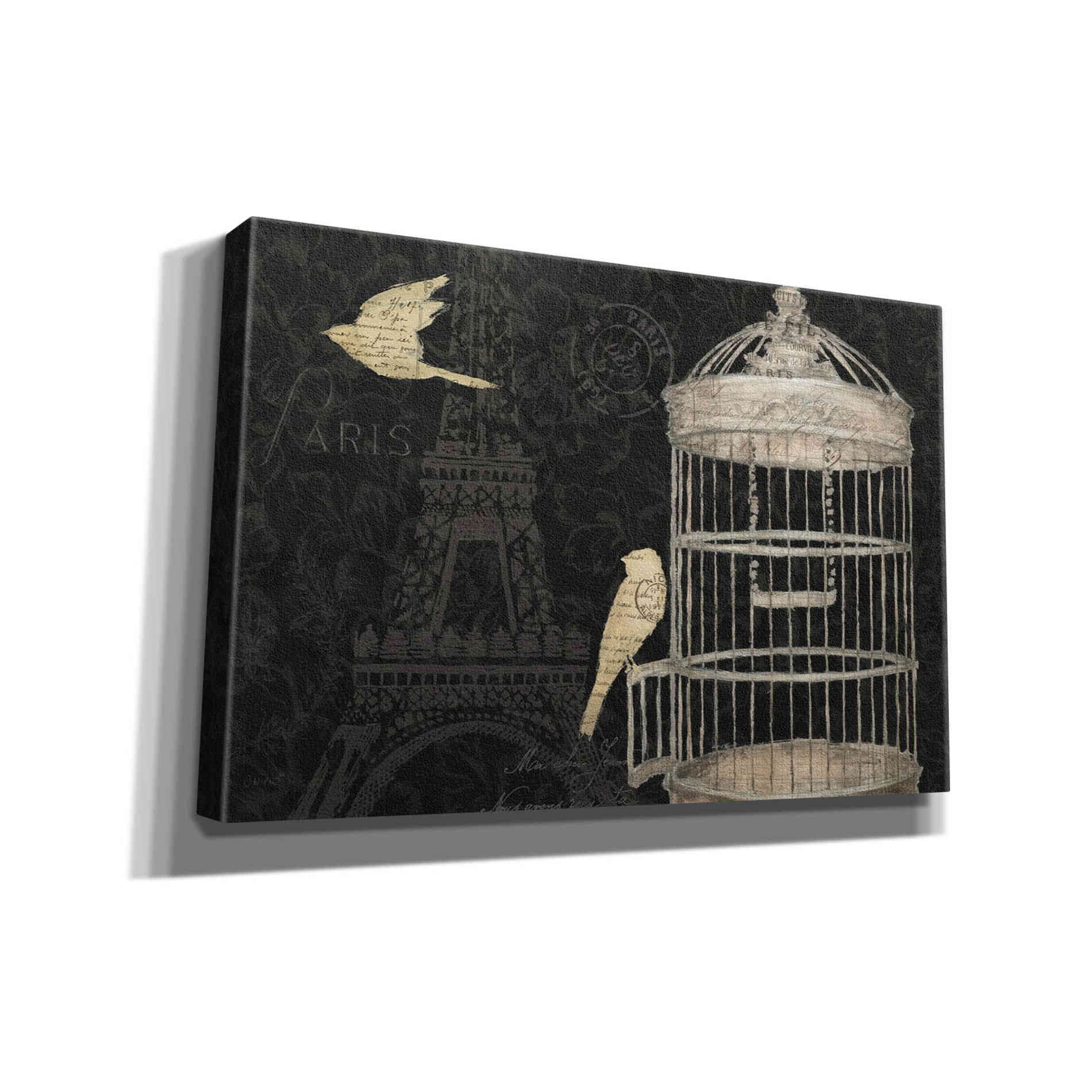 Epic Art 'Via Paris I' by James Wiens, Canvas Wall Art,18x12x1.1x0,26x18x1.1x0,40x26x1.74x0,60x40x1.74x0