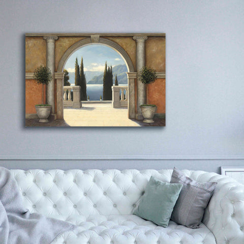 Image of Epic Art 'Italian Balcony' by James Wiens, Canvas Wall Art,60 x 40