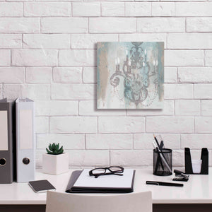 Epic Art 'Candelabra Teal II' by James Wiens, Canvas Wall Art,12 x 12