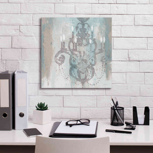 Epic Art 'Candelabra Teal II' by James Wiens, Canvas Wall Art,18 x 18