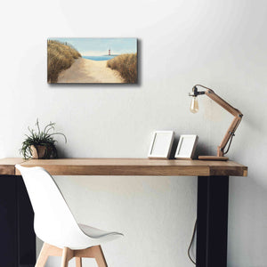 Epic Art 'Beach Path Panel I' by James Wiens, Canvas Wall Art,24 x 12