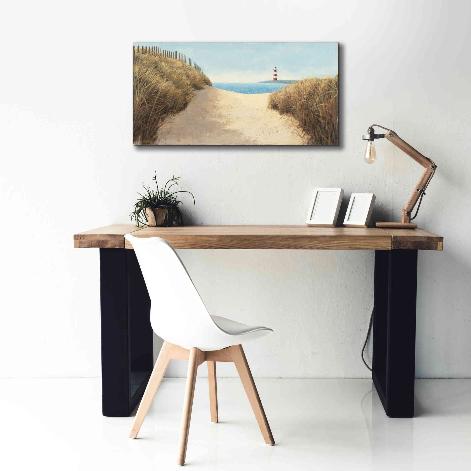 Epic Art 'Beach Path Panel I' by James Wiens, Canvas Wall Art,40 x 20