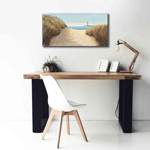 Image of Epic Art 'Beach Path Panel I' by James Wiens, Canvas Wall Art,40 x 20