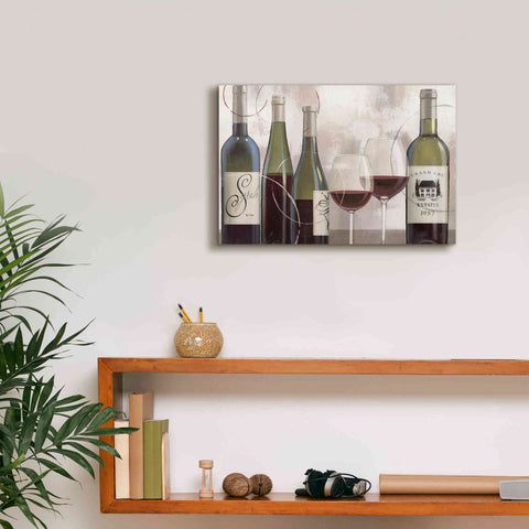 Image of Epic Art 'Taste Appeal Red II' by James Wiens, Canvas Wall Art,18 x 12