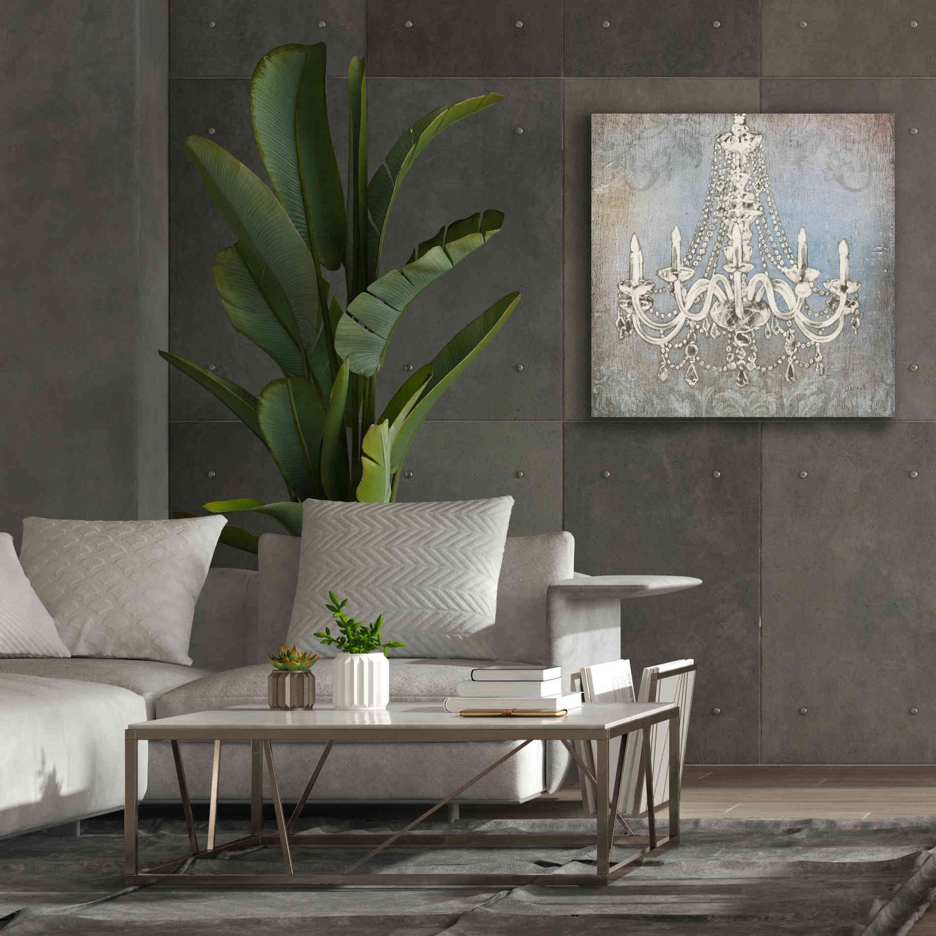 Epic Art 'Luxurious Lights II' by James Wiens, Canvas Wall Art,37 x 37
