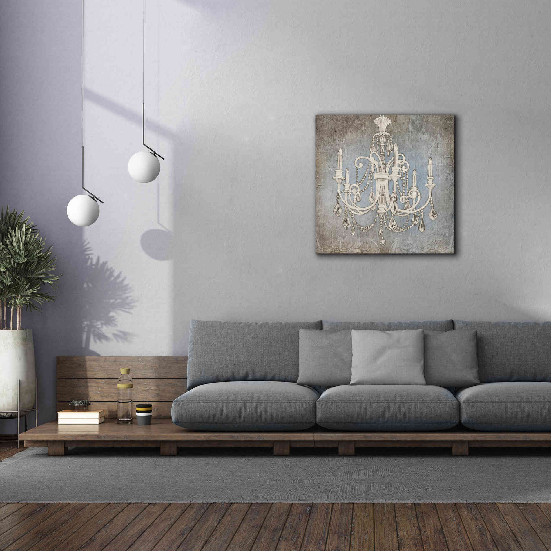 Epic Art 'Luxurious Lights III' by James Wiens, Canvas Wall Art,37 x 37