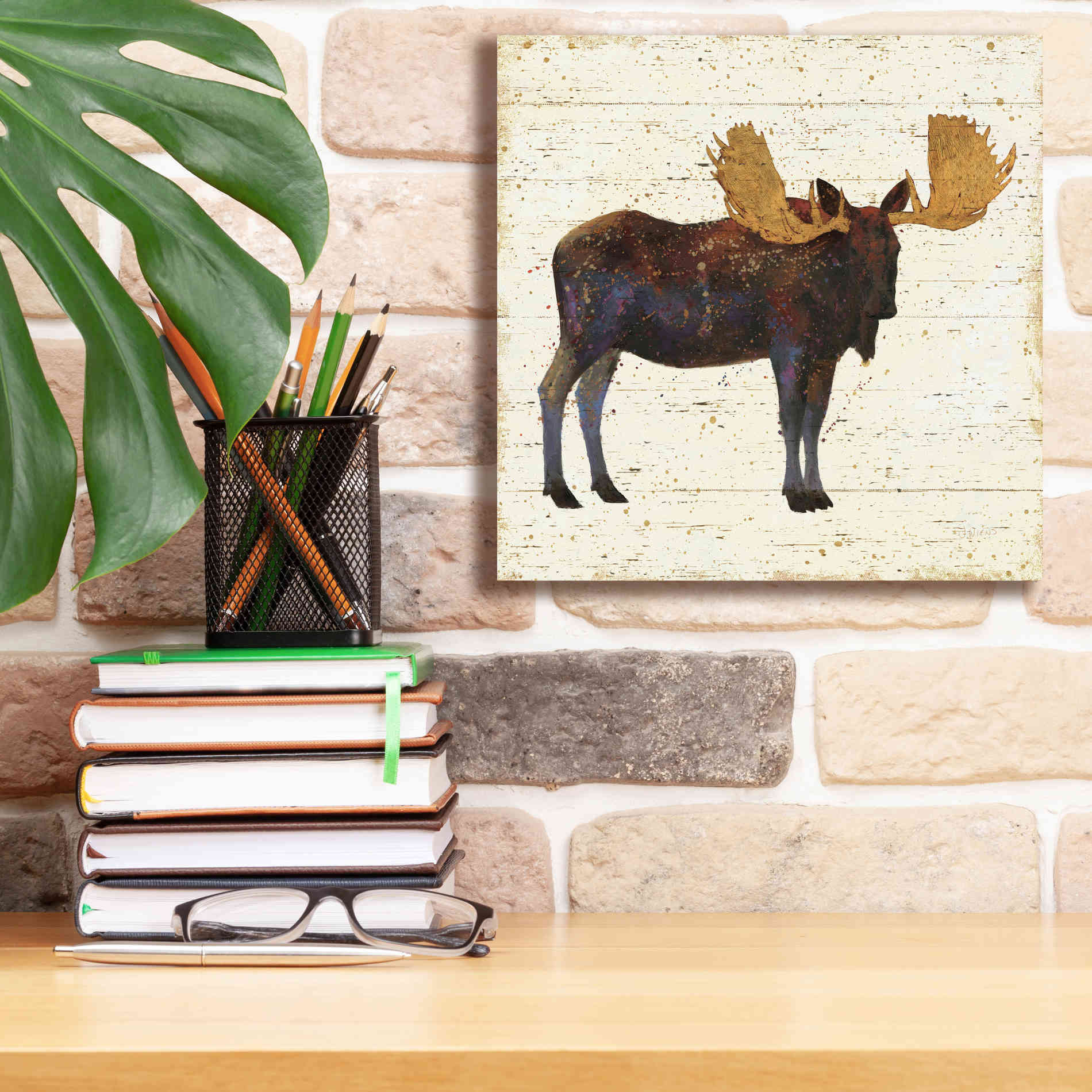 Epic Art 'Golden Nature I' by James Wiens, Canvas Wall Art,12 x 12