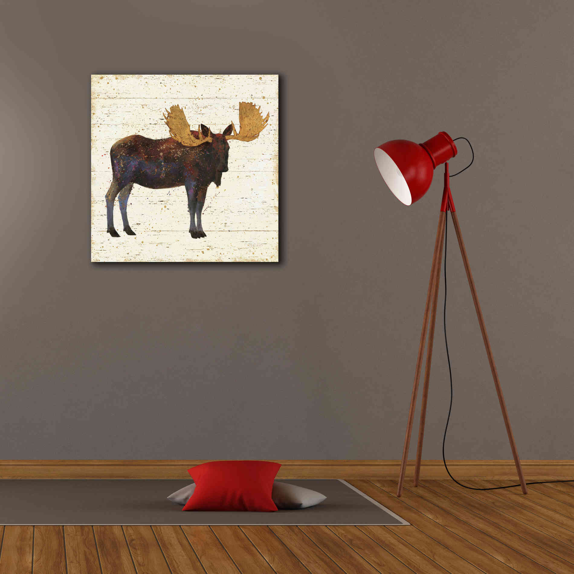 Epic Art 'Golden Nature I' by James Wiens, Canvas Wall Art,26 x 26