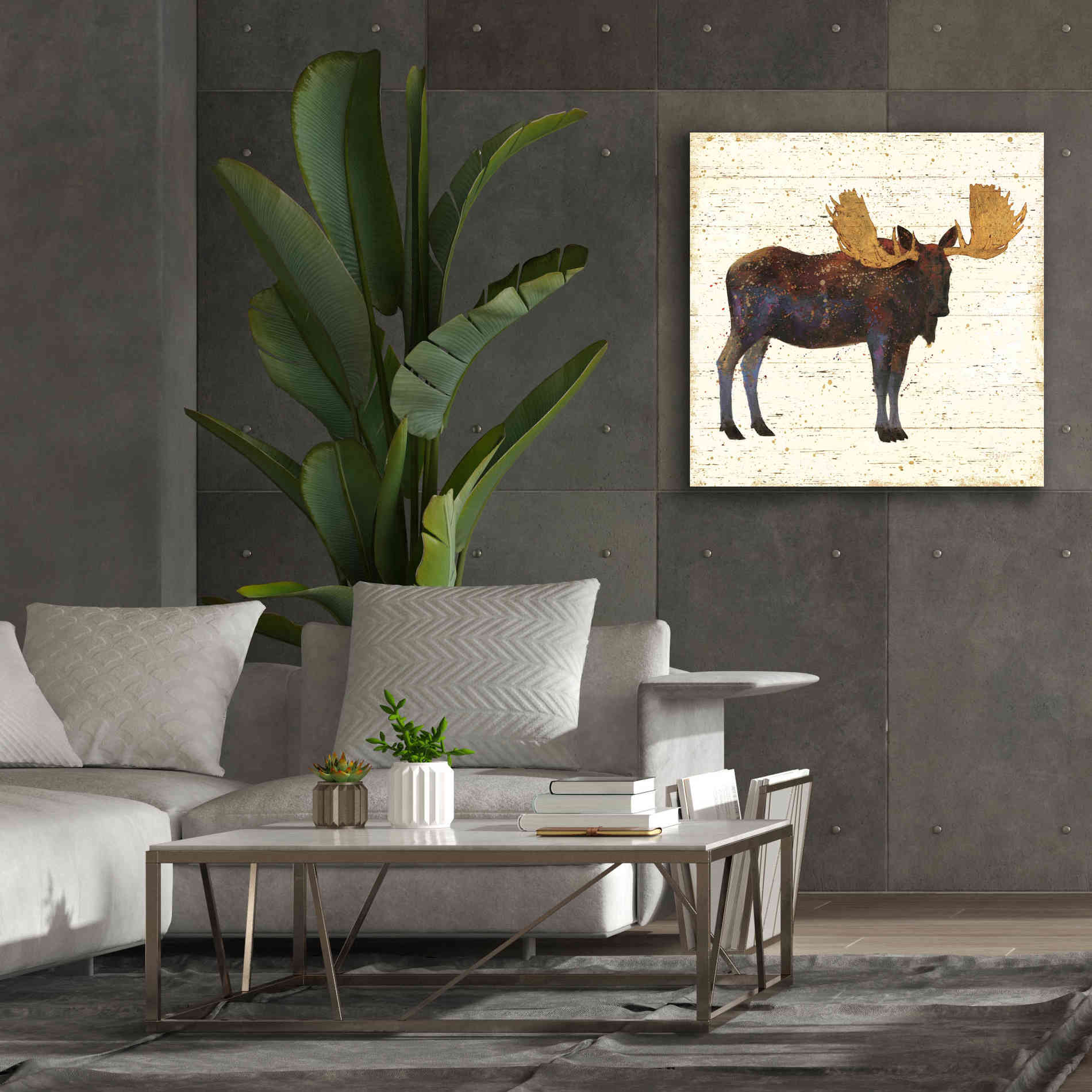 Epic Art 'Golden Nature I' by James Wiens, Canvas Wall Art,37 x 37