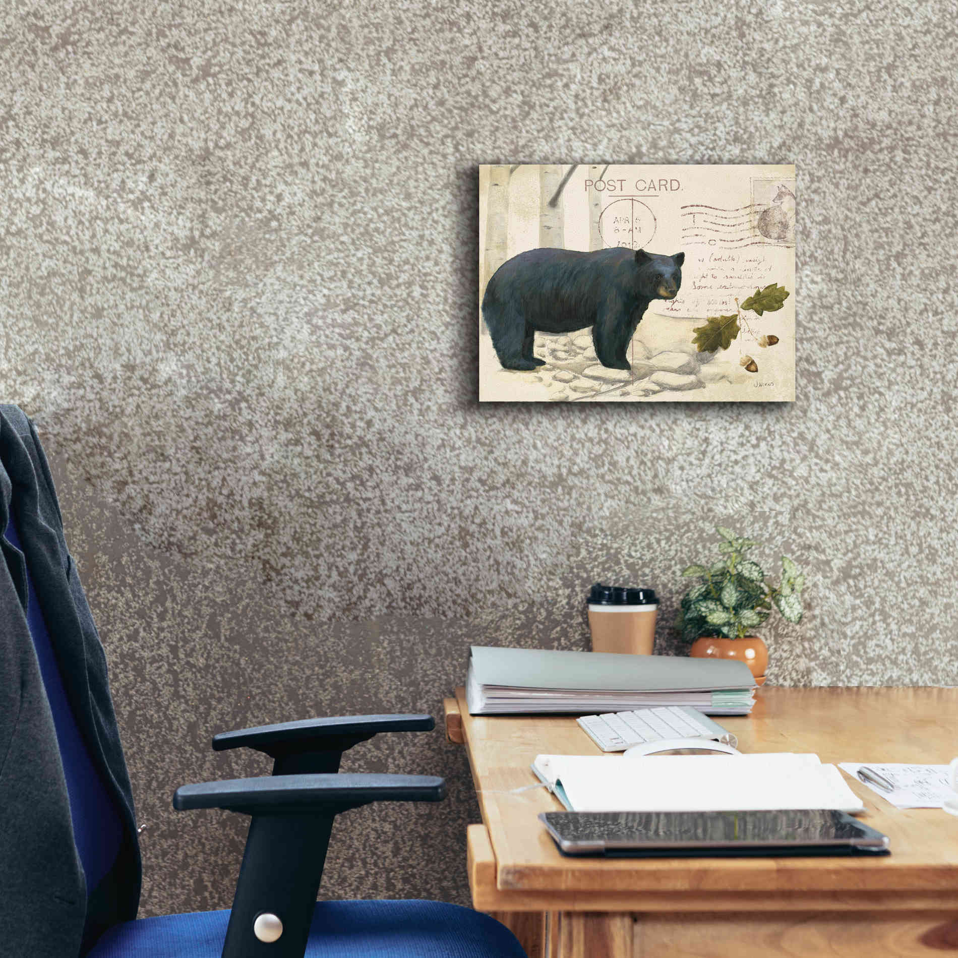 Epic Art 'Northern Wild Bear' by James Wiens, Canvas Wall Art,16 x 12