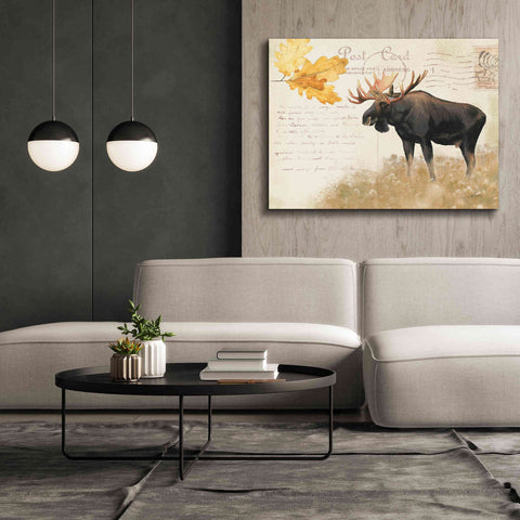 Image of Epic Art 'Northern Wild Moose' by James Wiens, Canvas Wall Art,54 x 40