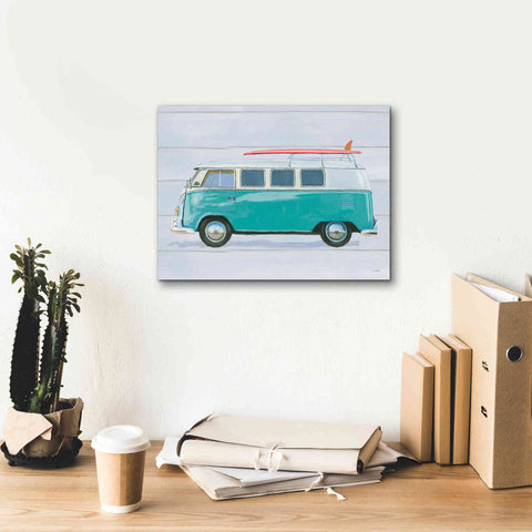 Image of Epic Art 'Beach Ride X' by James Wiens, Canvas Wall Art,16 x 12