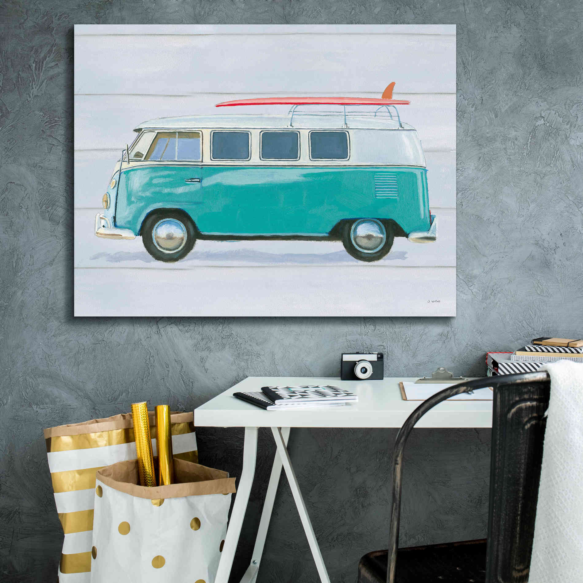 Epic Art 'Beach Ride X' by James Wiens, Canvas Wall Art,34 x 26