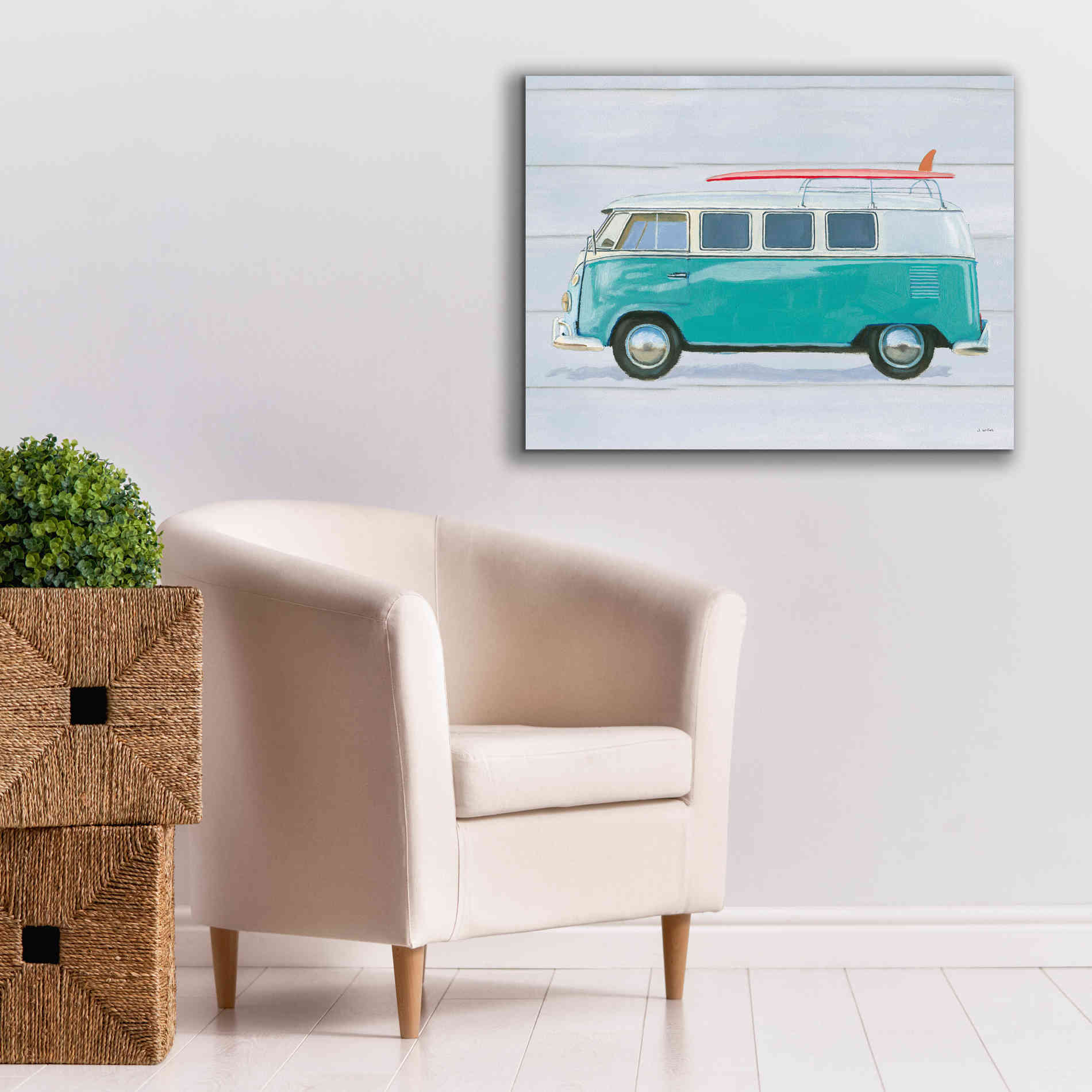 Epic Art 'Beach Ride X' by James Wiens, Canvas Wall Art,34 x 26