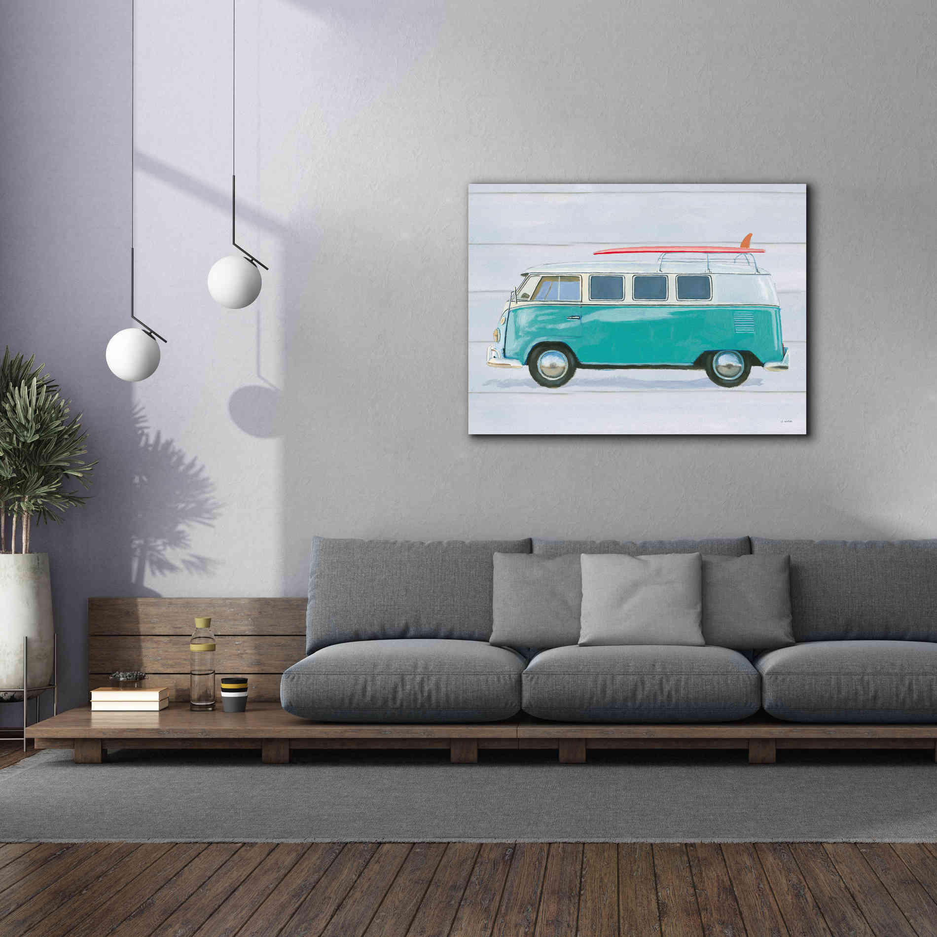 Epic Art 'Beach Ride X' by James Wiens, Canvas Wall Art,54 x 40