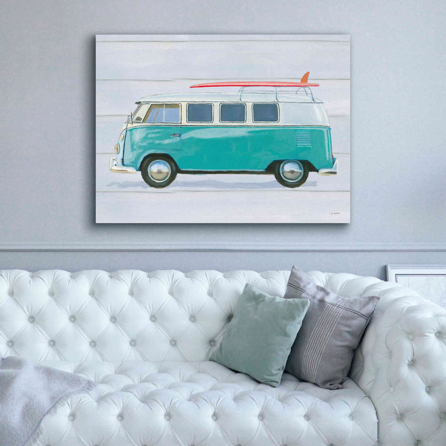 Epic Art 'Beach Ride X' by James Wiens, Canvas Wall Art,54 x 40