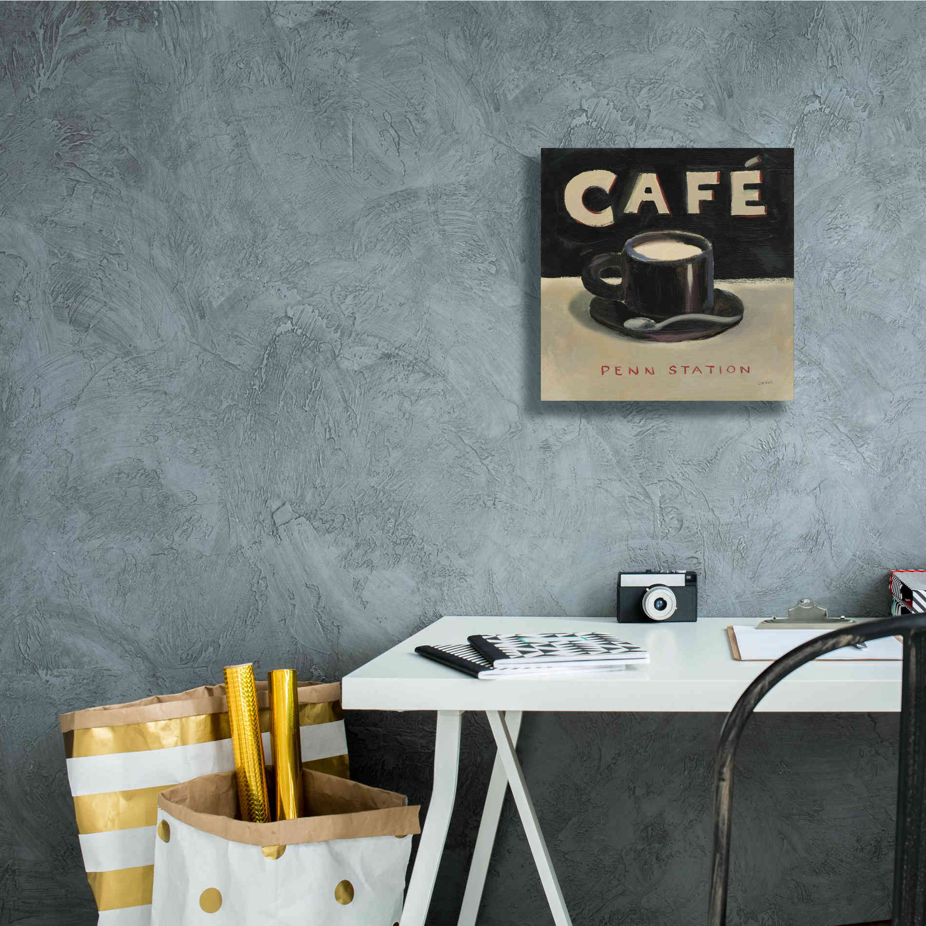 Epic Art 'Coffee Spot I' by James Wiens, Canvas Wall Art,12 x 12