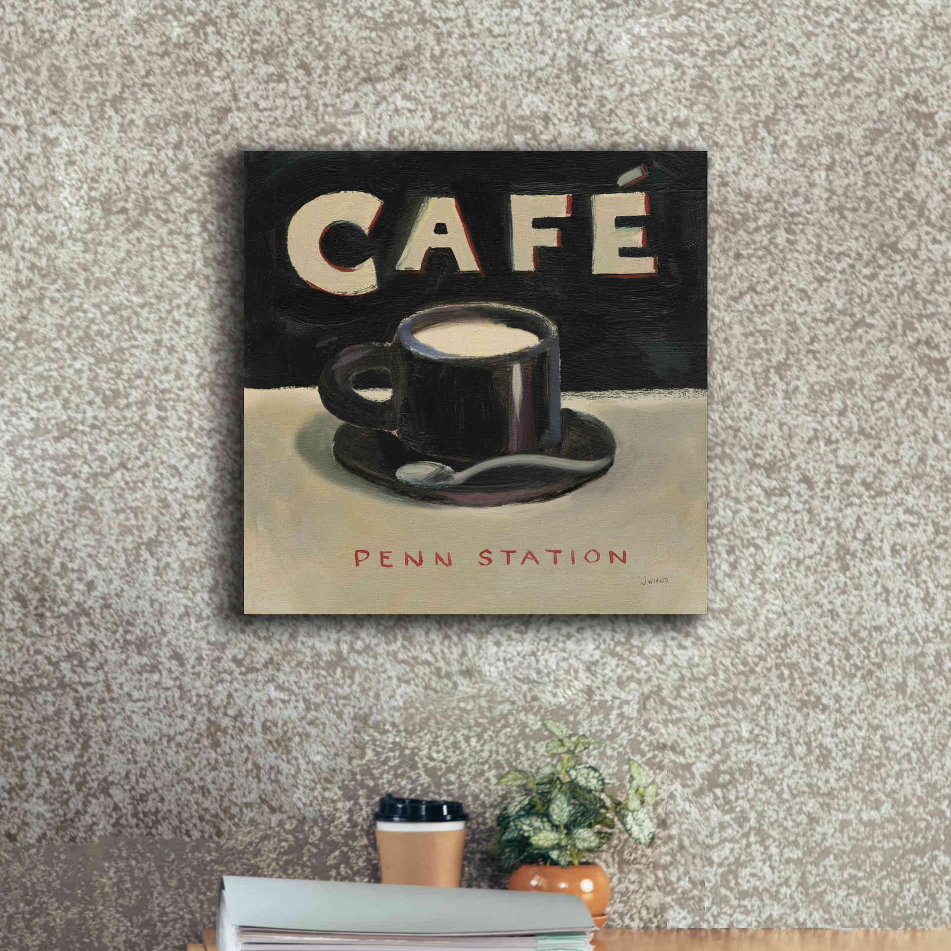 Epic Art 'Coffee Spot I' by James Wiens, Canvas Wall Art,18 x 18