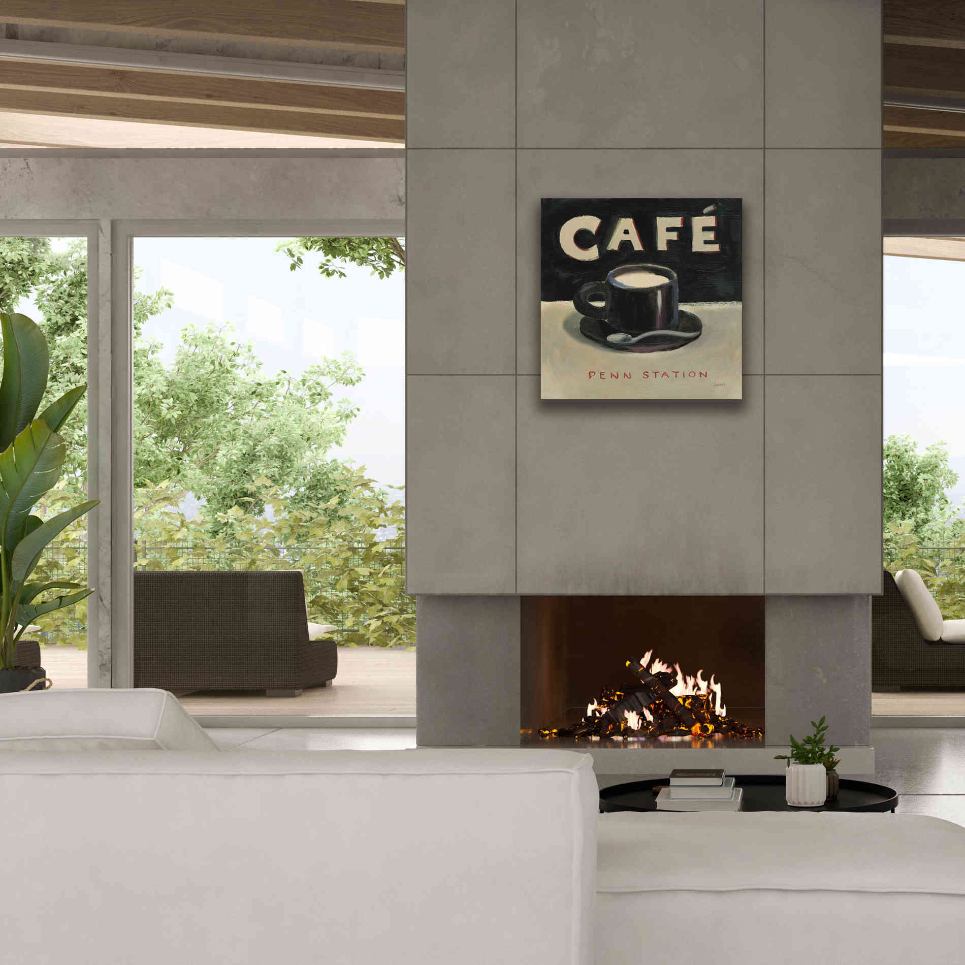 Epic Art 'Coffee Spot I' by James Wiens, Canvas Wall Art,26 x 26