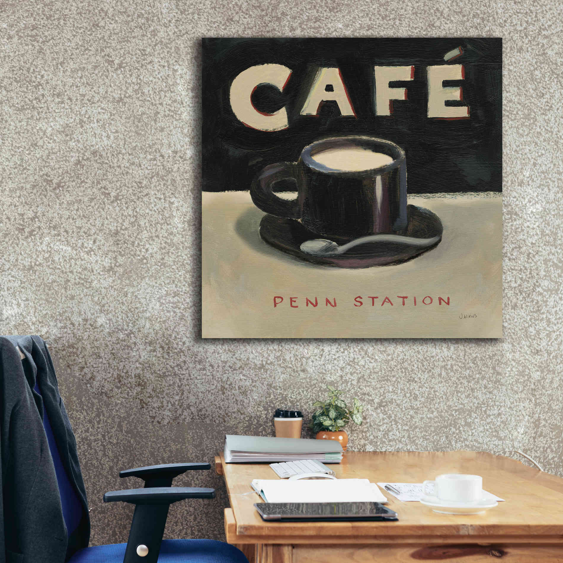 Epic Art 'Coffee Spot I' by James Wiens, Canvas Wall Art,37 x 37