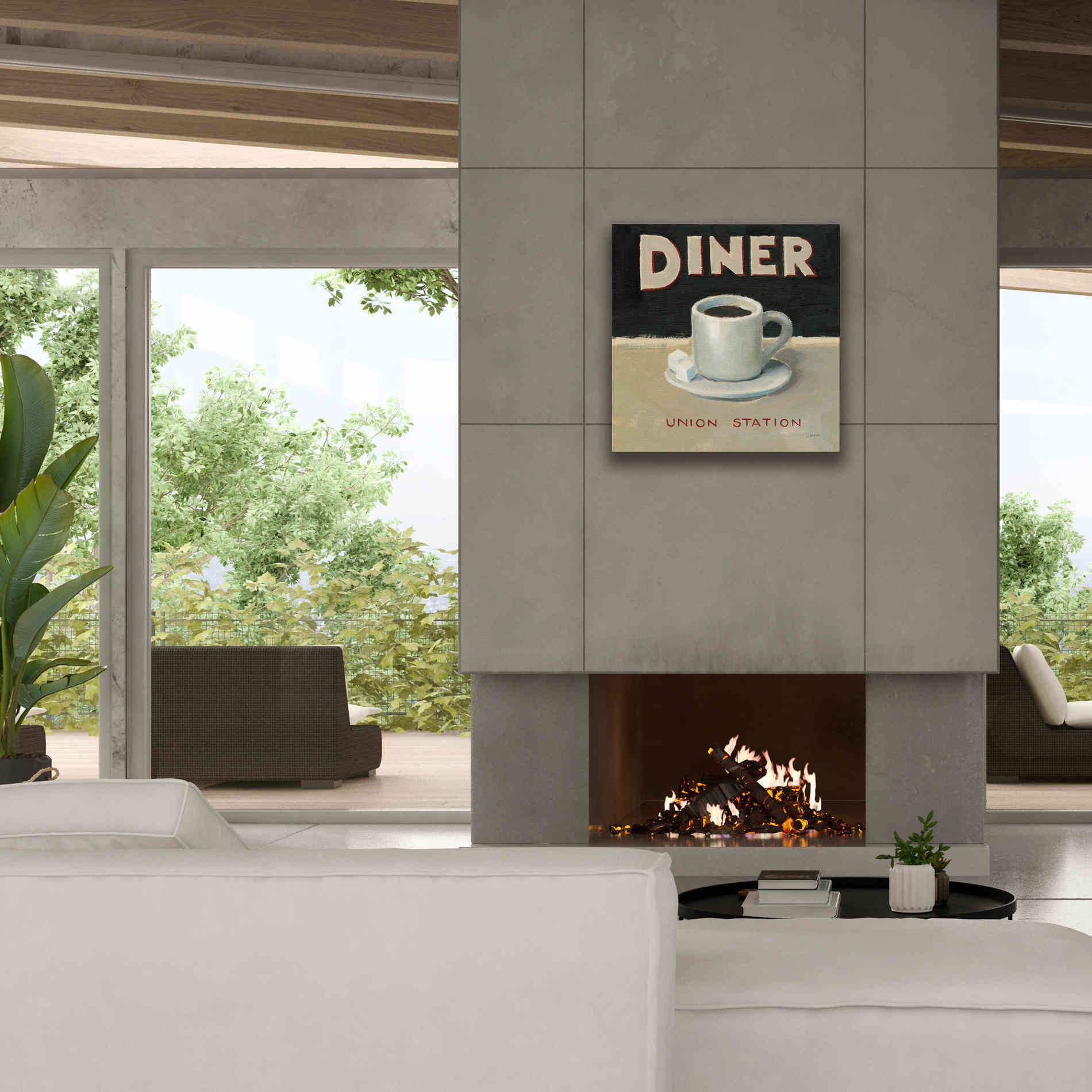 Epic Art 'Coffee Spot II' by James Wiens, Canvas Wall Art,26 x 26