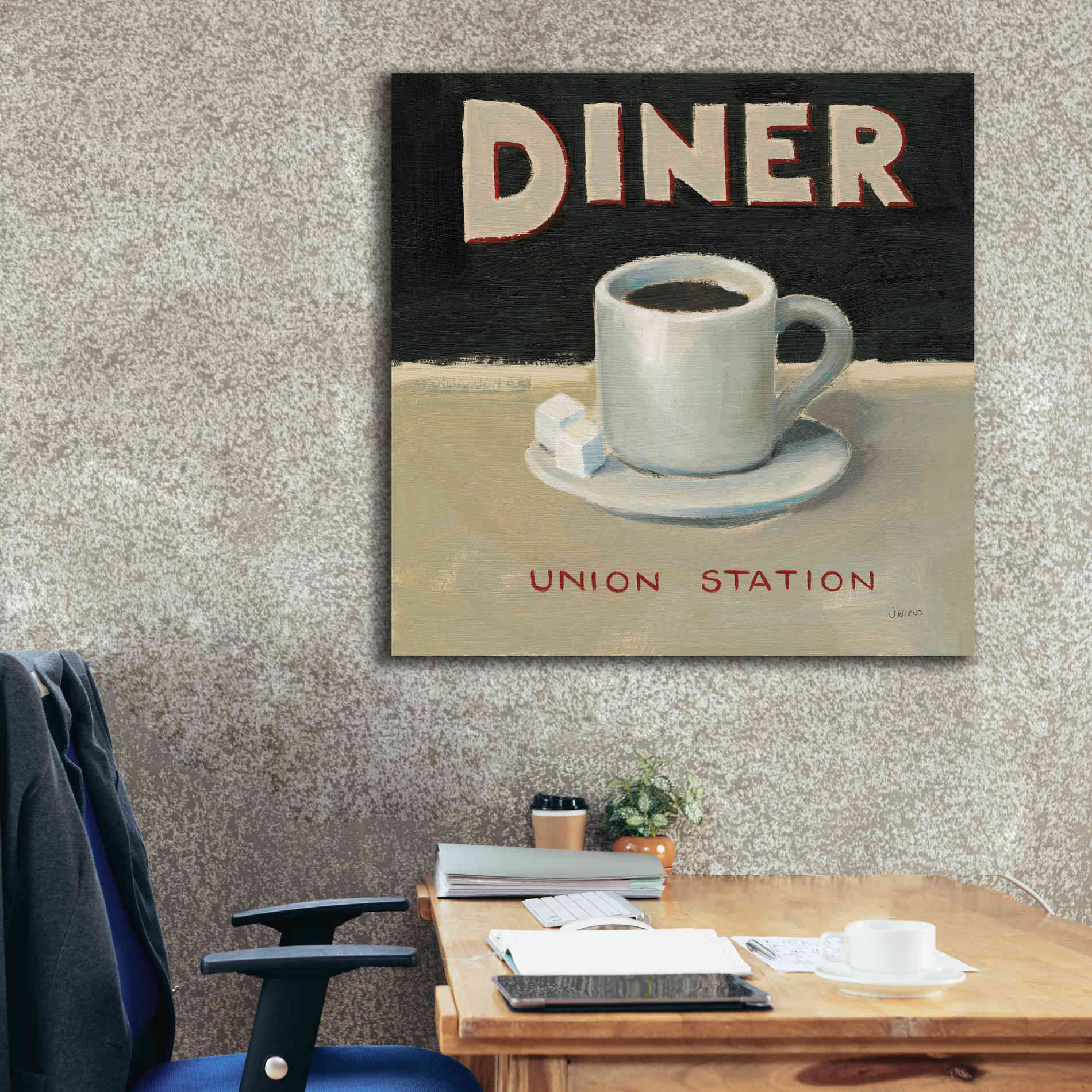 Epic Art 'Coffee Spot II' by James Wiens, Canvas Wall Art,37 x 37
