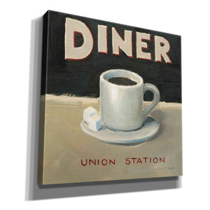 Epic Art 'Coffee Spot II' by James Wiens, Canvas Wall Art,12x12x1.1x0,18x18x1.1x0,26x26x1.74x0,37x37x1.74x0