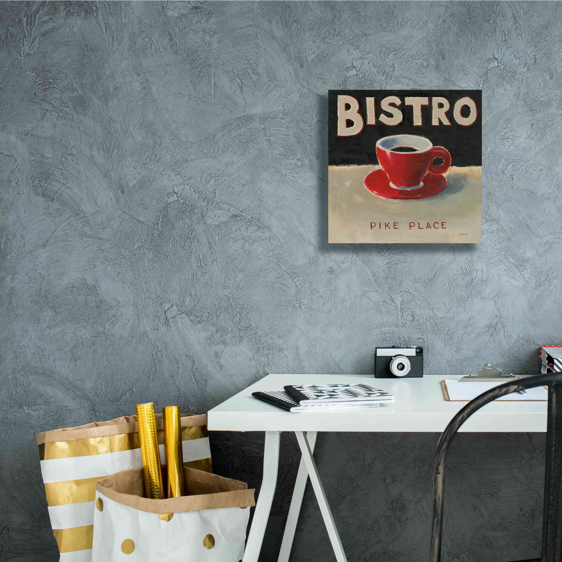 Epic Art 'Coffee Spot IV' by James Wiens, Canvas Wall Art,12 x 12