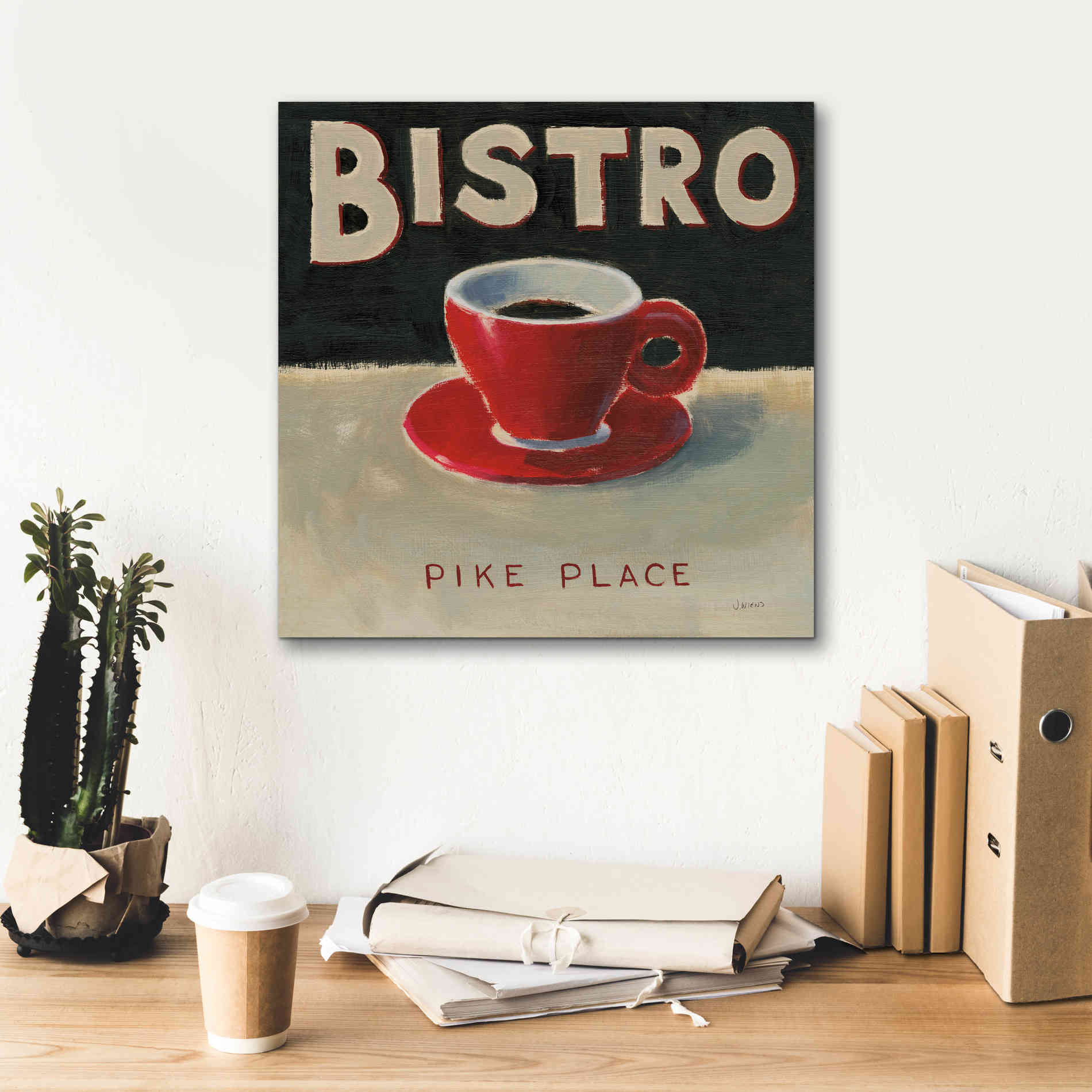 Epic Art 'Coffee Spot IV' by James Wiens, Canvas Wall Art,18 x 18