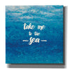 Epic Art 'Underwater Quotes I' by James Wiens, Canvas Wall Art,12x12x1.1x0,18x18x1.1x0,26x26x1.74x0,37x37x1.74x0