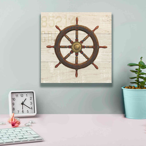 Image of Epic Art 'Nautique V' by James Wiens, Canvas Wall Art,12 x 12
