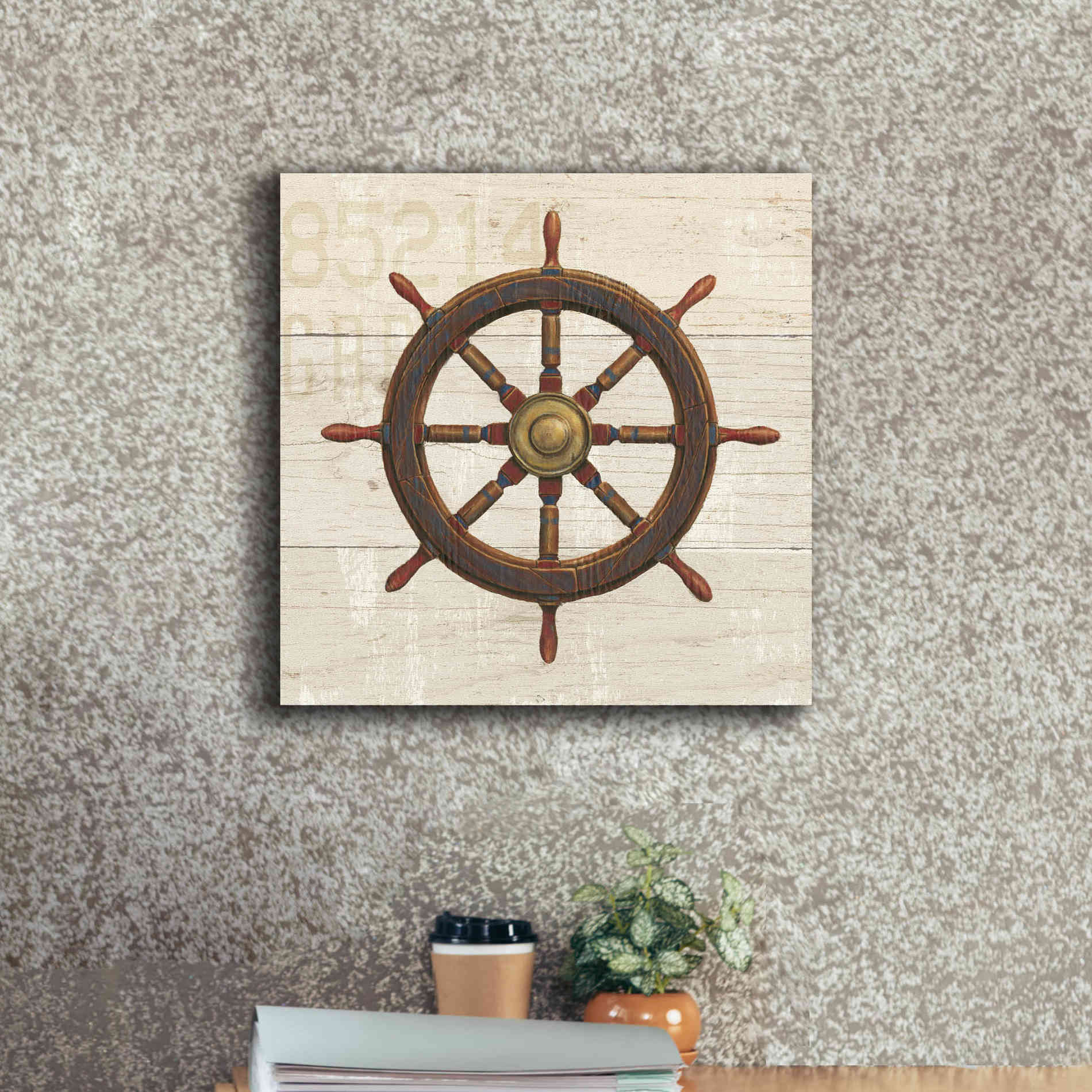 Epic Art 'Nautique V' by James Wiens, Canvas Wall Art,18 x 18