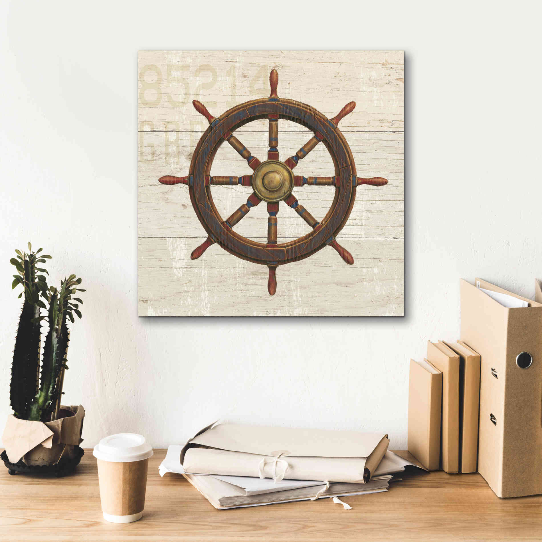 Epic Art 'Nautique V' by James Wiens, Canvas Wall Art,18 x 18