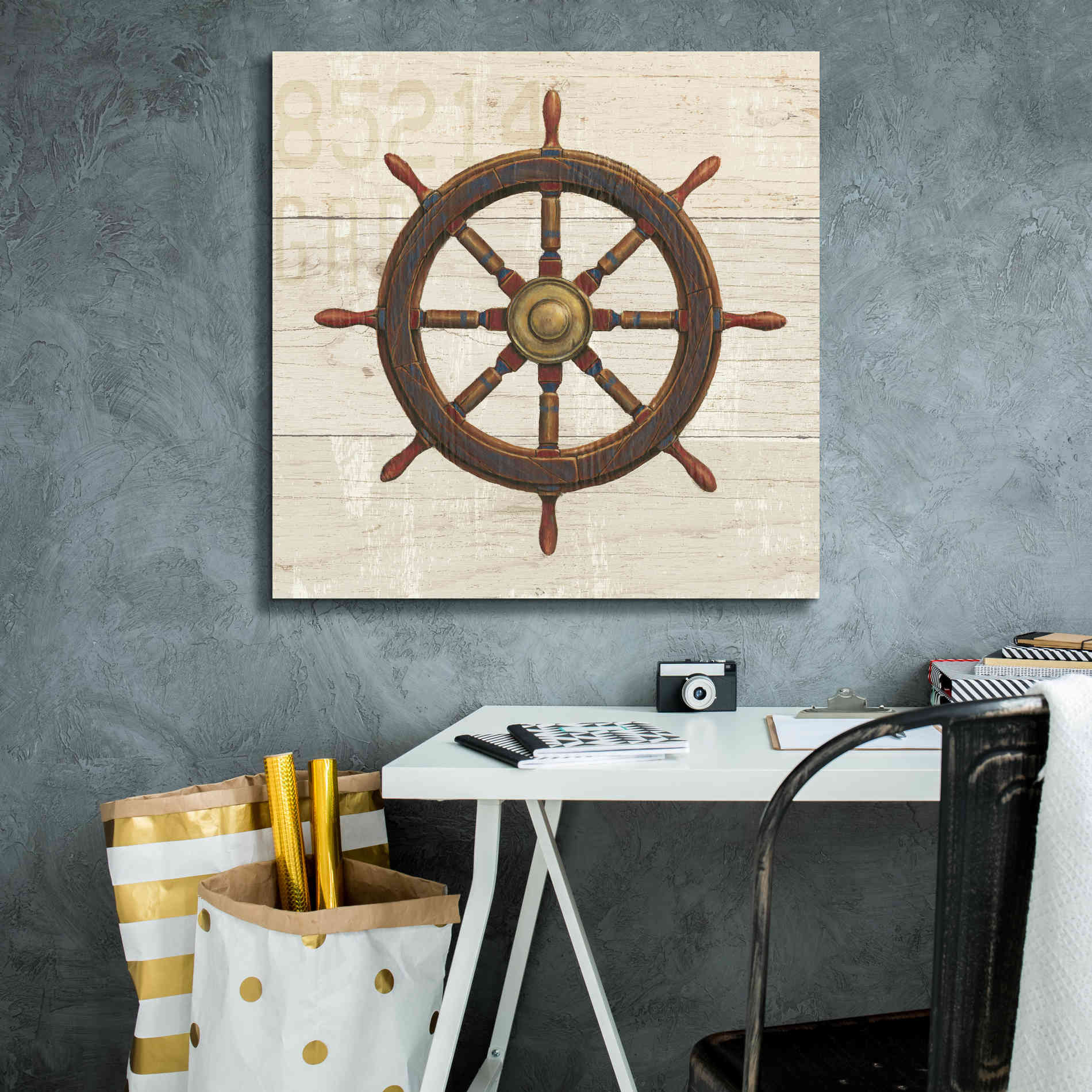 Epic Art 'Nautique V' by James Wiens, Canvas Wall Art,26 x 26