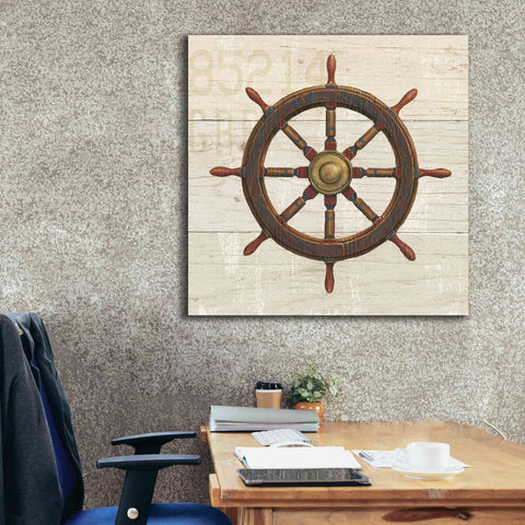 Image of Epic Art 'Nautique V' by James Wiens, Canvas Wall Art,37 x 37