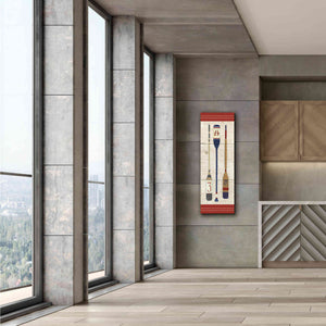 Epic Art 'Nautique X' by James Wiens, Canvas Wall Art,20 x 60