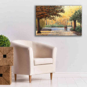 Epic Art 'Golden Autumn Stroll' by James Wiens, Canvas Wall Art,40 x 26