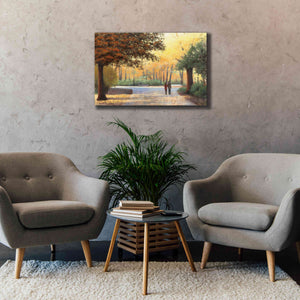 Epic Art 'Golden Autumn Stroll' by James Wiens, Canvas Wall Art,40 x 26