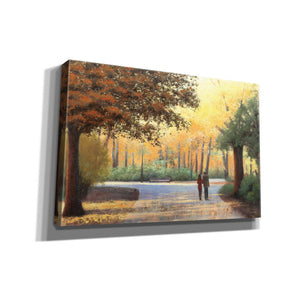 Epic Art 'Golden Autumn Stroll' by James Wiens, Canvas Wall Art,18x12x1.1x0,26x18x1.1x0,40x26x1.74x0,60x40x1.74x0