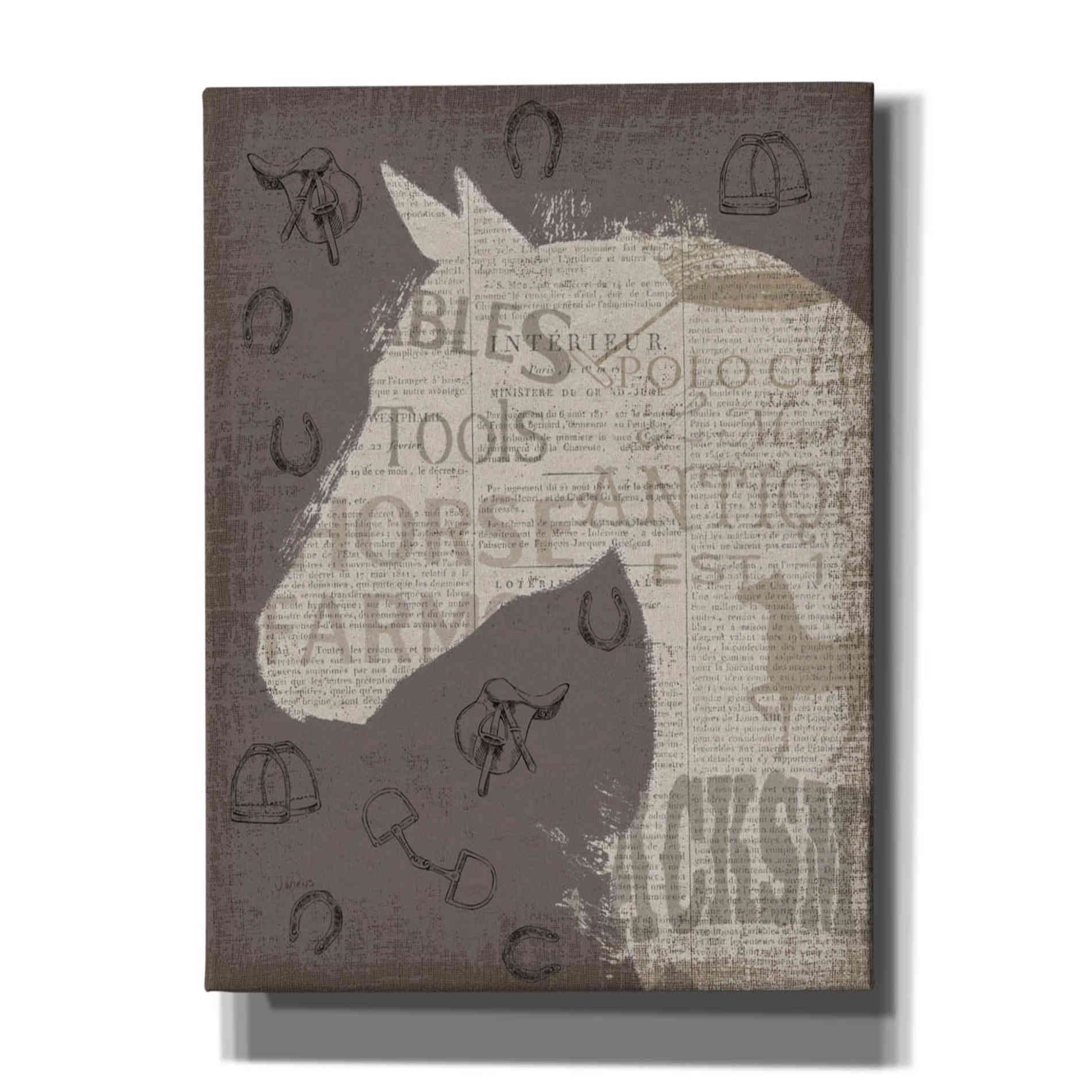 Epic Art 'Equine III' by James Wiens, Canvas Wall Art,12x16x1.1x0,20x24x1.1x0,26x30x1.74x0,40x54x1.74x0
