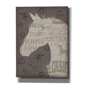 Epic Art 'Equine III' by James Wiens, Canvas Wall Art,12x16x1.1x0,20x24x1.1x0,26x30x1.74x0,40x54x1.74x0