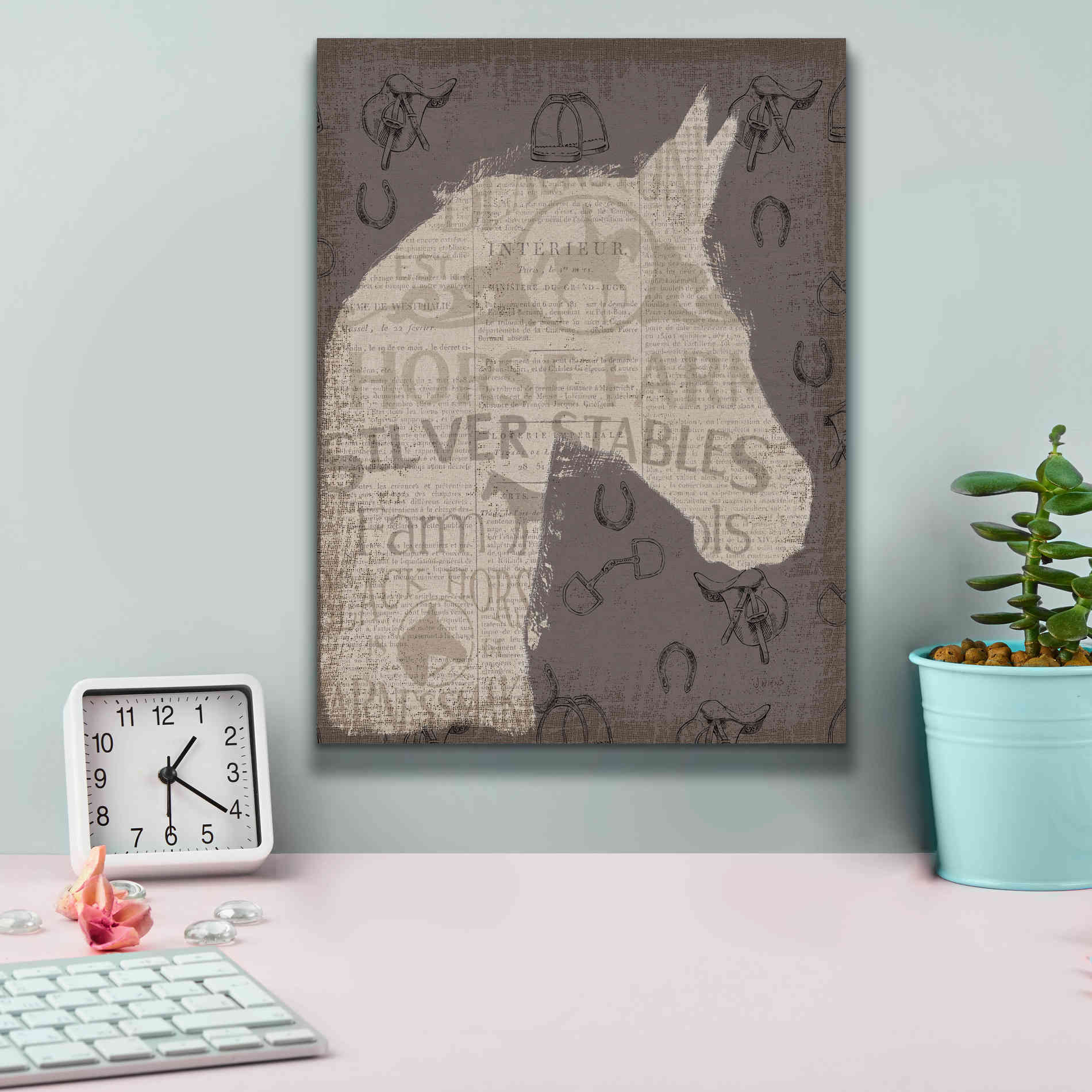 Epic Art 'Equine II' by James Wiens, Canvas Wall Art,12 x 16